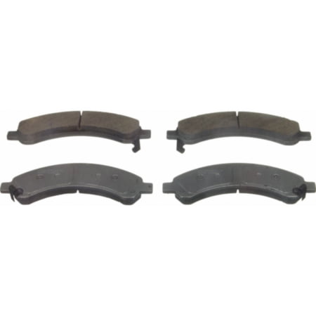 Front Wagner ThermoQuiet QC1202 Ceramic Disc Pad Set With Installation Hardware