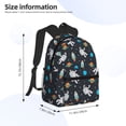 thumbnail image 4 of Lsque Space Classic Casual Backpack - Large Capacity Water-Resistant Backpack for School, Work, Travel, and Outdoor Activities, 4 of 8