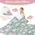 thumbnail image 3 of Bichon Dog Blue Florals Toddler Nap Mats for Kids Preschool,Sleeping Mat Bag or Kids,Toddler Sleeping Bag,Toddler Nap Mat or Daycare, 3 of 6