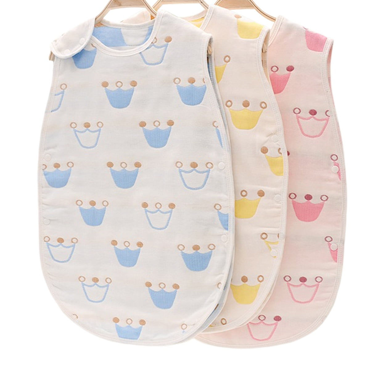 Baby Sleeping Bag, Floral Print Three Layers Sleeping Sack Sleepwear