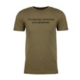 thumbnail image 2 of I'm Silently correcting your grammar Men's T-shirts, Funny Graphic T-shirts - Olive Drab MH200FUN S4 XL, 2 of 3