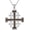 Tigers Eye, variant on Jerusalem Cross Necklace 925 Sterling Silver Stone Cross Necklaces Religious Jewelry Christian Catholic Gifts for Men Women Christians
