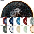 thumbnail image 6 of 8 Inch Ceramic Ramen Bowl Set of 2, 40oz Japanese Bowls with Spoons & Chopsticks,Durable,Microwave & Dishwasher Safe,Perfect for Ramen,Pho,Salad,Soup,Noodles，Mixing bowls（Verdigris Green）, 6 of 8