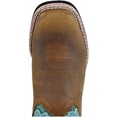 thumbnail image 2 of Smoky Mountain Kid's Pueblo Brown Oil Distress/Turquoise Cowboy Boots 3524, 2 of 2