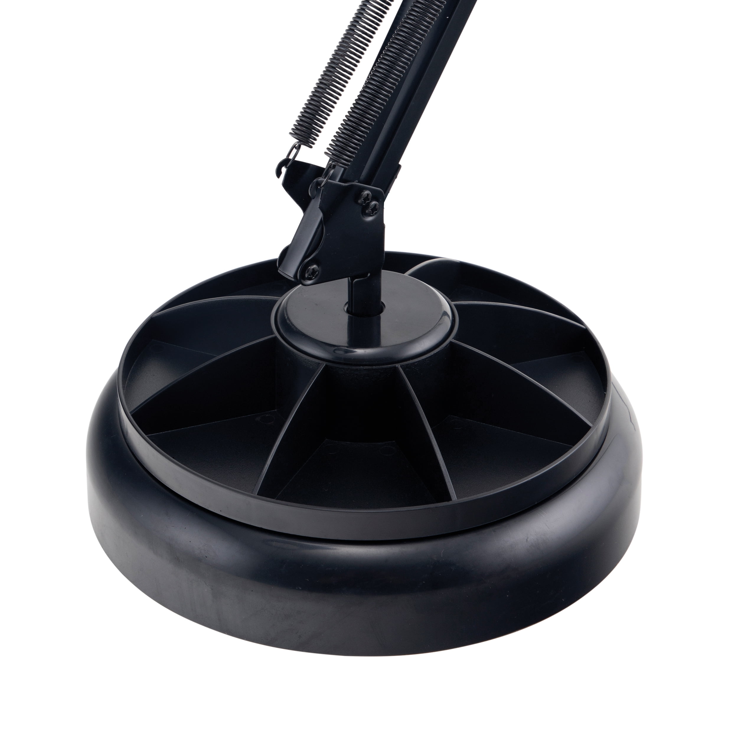 V-Light 31.5 inch Black CFL 3-Diopter Magnifier Lamp with Organization Base