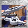 thumbnail image 4 of KOOPOOL 80-Piece Professional Tap and Die Set, SAE and Metric Threading Tool Kit for Internal & External Thread Repair (NC/NF/NPT Compatible), 4 of 6