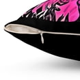thumbnail image 3 of pink and black boho square pillow, decorative pillow, living room pillow, bedroom pillow, throw pillow, decorative pillows, accent pillow, 3 of 10