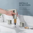 thumbnail image 6 of WB-03033BND Widespread 2-handle Bathroom Faucet with Drain Assembly, 6 of 11