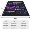 thumbnail image 6 of 18th Birthday Gifts for Girls Soft Warm Throw Blanket Lightweight Flannel Fleece Bed Blanket Gift for Girls Boys Men Women Chair Couch 60"x50", 6 of 6