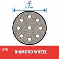 thumbnail image 3 of Disco de corte Dremel 545 Diamond con mandril de 22,2 mm (1 unidad), 3 of 4