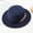 Navy, variant on Wide Brimmed Fedora Hats Travel Sun Hat Short Brim Fedora Dress Hat Hats for Men Mens Derby Hat Homburg Hat for Men Mens Derby Hats Classic Summer Beach Sun Hat Mens Fedora Hat Navy One Size
