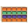 thumbnail image 4 of Wood Designs 14503AP 20 Tray Storage with Assorted Pastel Trays, 4 of 4
