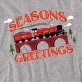 thumbnail image 2 of Harry Potter Seasons Greetings Christmas Hogwarts Express Unisex Adult T Shirt, Athletic Heather, Medium, 2 of 5