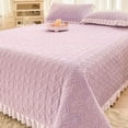 thumbnail image 2 of Winter Luxury Plush Bed Sheet Set Home Textile Double Bedspread Pillowcase 3pcs Bedding Set Multifunctional Blanket Bed Linens, 2 of 7