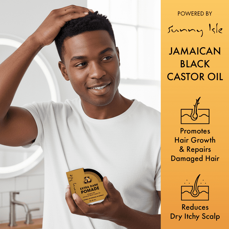 Sunny Isle Extra Dark Jamaican Black Castor Oil Hair Food Pomade
