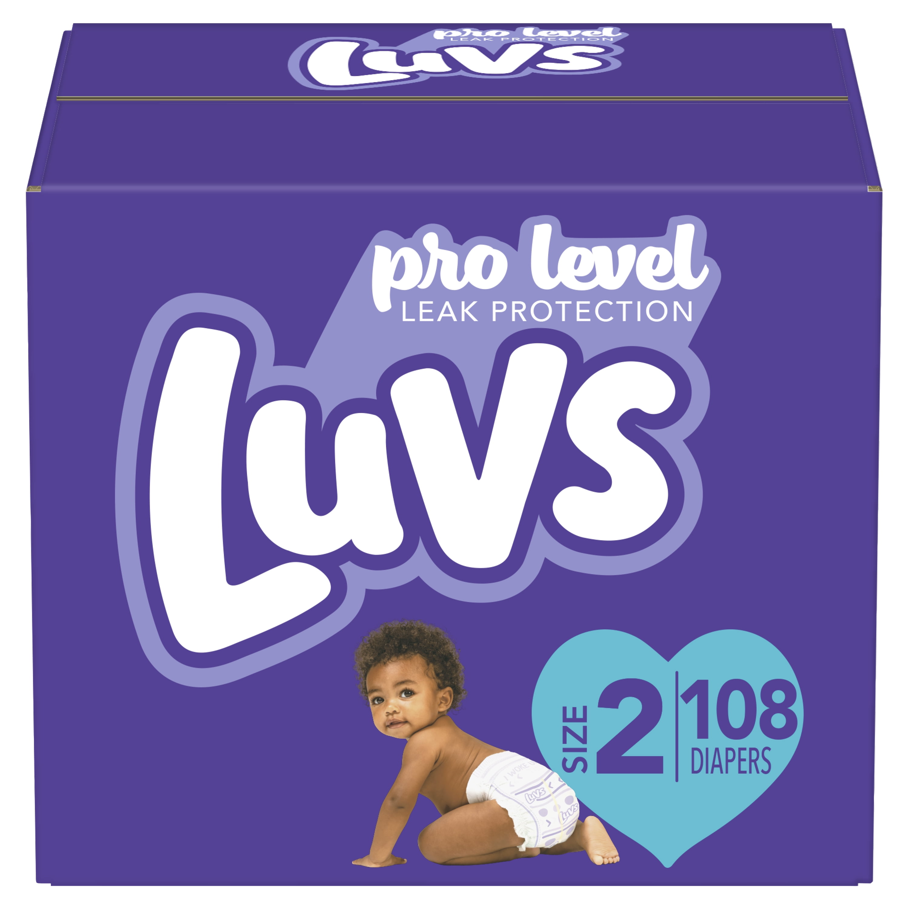 luvs diapers size 2 walmart