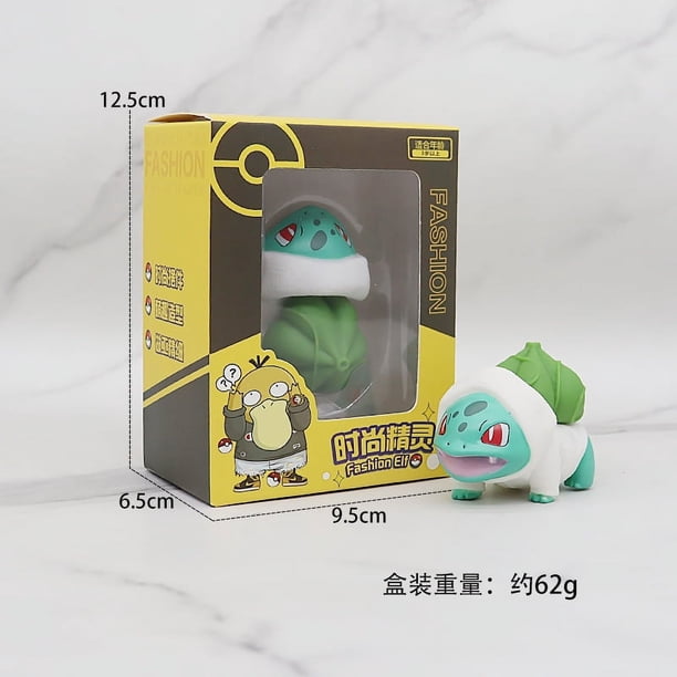 5 generaciones de 6 figuras de anime Pokémon, ropa de moda, Kachu, Pato, Charmander, bebé, juguetes mágicos de moda