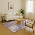 thumbnail image 7 of Addison Rugs Mayfield Premium Machine Washable Transitional Floral Purple Rectangle Rug, 8' x 10', 7 of 7