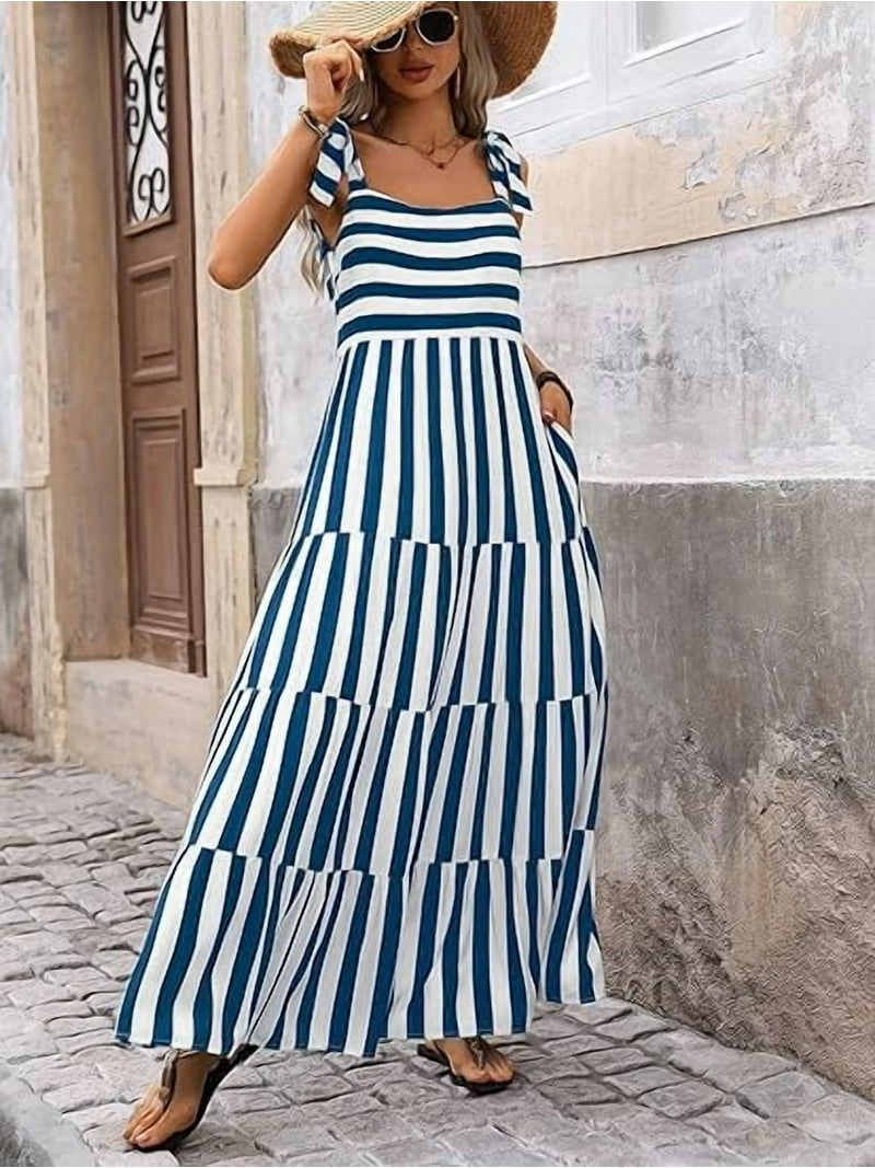 Prettygarden Women Dresses Summer Floral Sleeveless Maxi Dress Casual Spaghetti Strap Tiered Flowy Beach Long Dress Prettygarden Women Dresses Summer Floral Sleeveless Maxi Dress Casual Spaghetti Strap Tiered Flowy Beach Long Dress