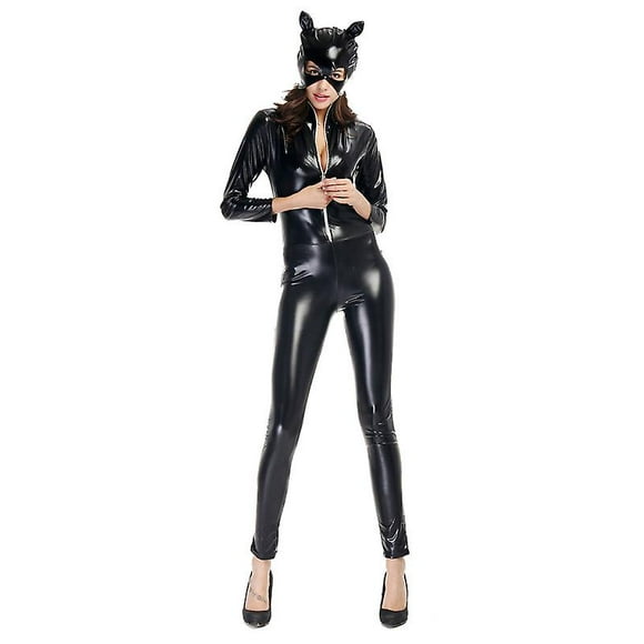 1 disfraz de gato sexy para mujer para decoraciones de Halloween.