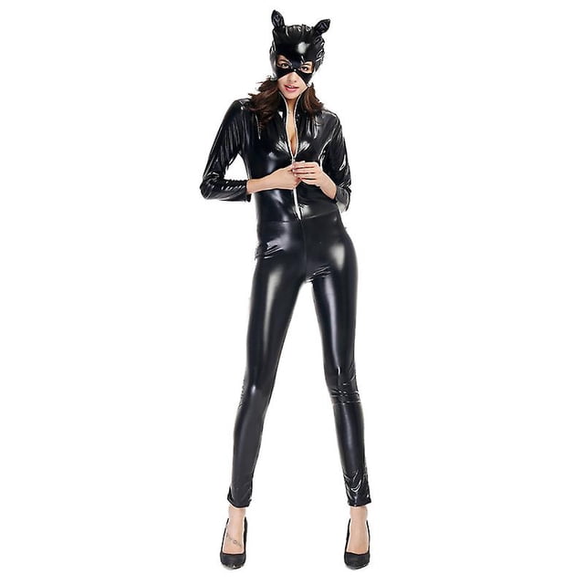 1 disfraz de gato sexy para mujer para decoraciones de Halloween.