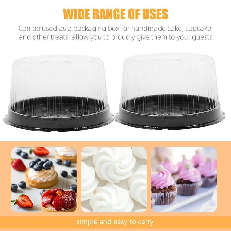 Mersess 10-Pack Cake Carrier Boxes for Cheesecake, Pie, Muffins