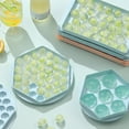 thumbnail image 5 of Round Ice Cube Tray with Lid, 37-Circle Mini Ball Ice Maker Mold, Food-Grade Ice Tray for Freezer, Covered Ice Mold for Coffee Beverages, 8.4", 5 of 7