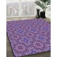 thumbnail image 3 of Ahgly Company Machine Washable Indoor Square Transitional Orchid Purple Area Rugs, 3' Square, 3 of 7
