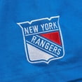 thumbnail image 4 of Men's Mitchell & Ness Mark Messier Blue New York Rangers Premium Nickname Vintage Logo T-Shirt, 4 of 6