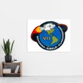 thumbnail image 2 of Space NASA Apollo 7 Mission Emblem Badge Patch Extra Large XL Wall Art Poster Print, 2 of 3