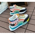 thumbnail image 4 of Women's Platform Sneakers | Chunky Walking Shoes | Comfortable Wedge Sport Sneakers | Retro Style, 4 of 13