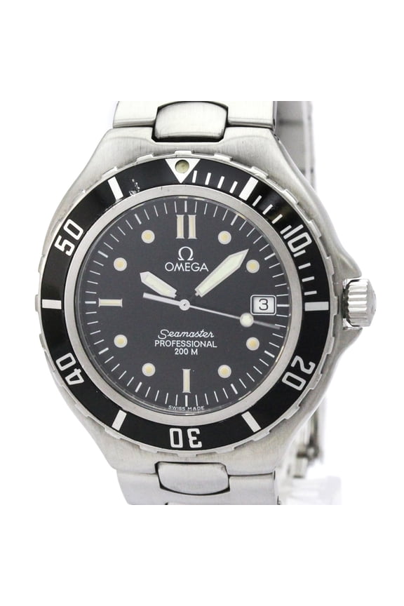 Pre-Owned OMEGA Seamaster Professional 200M Quartz Mens Watch 2850.50 Polished