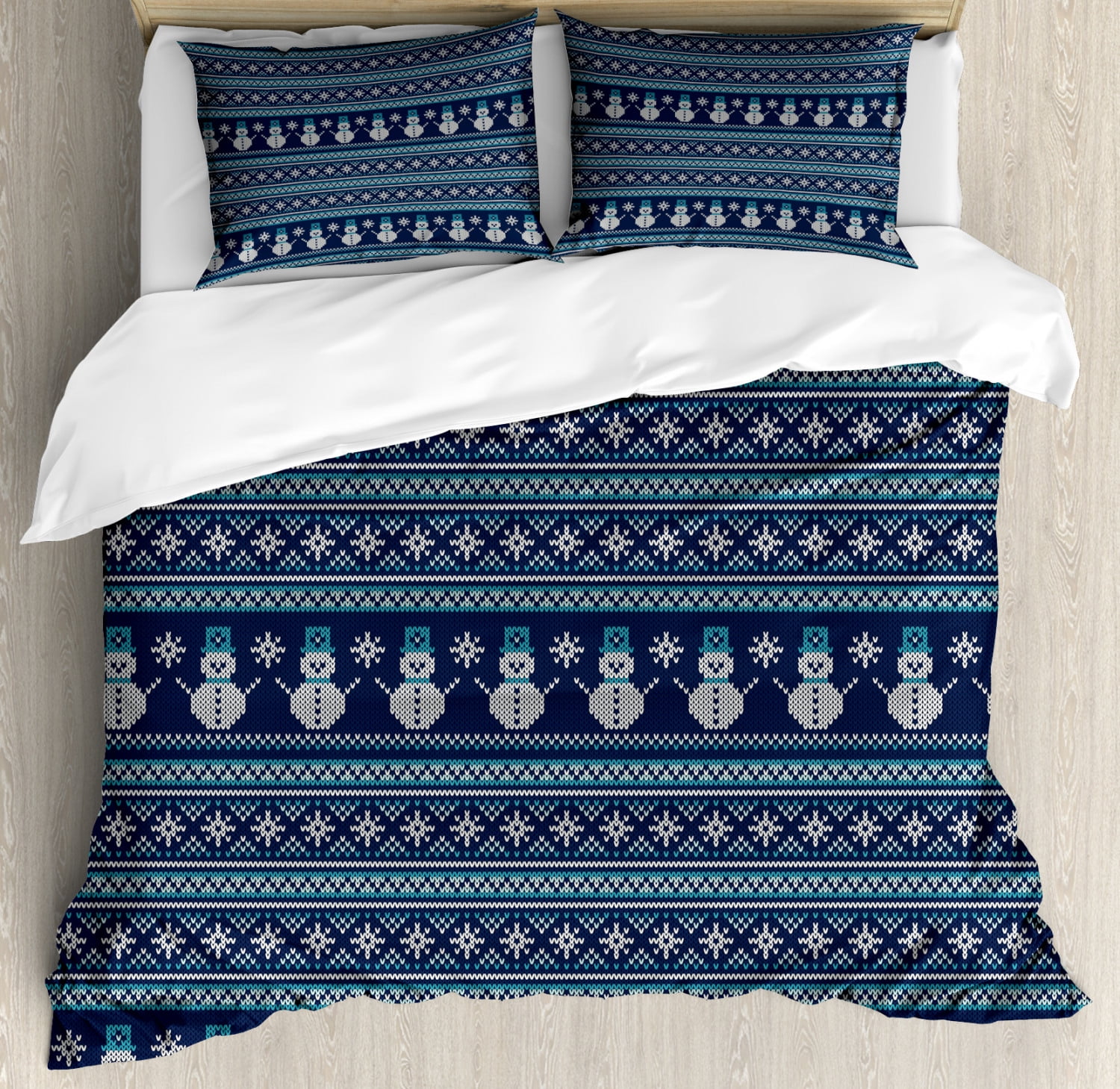 Pattern Print Swedish Duvet Cover Bedding Set main image 1