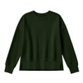 thumbnail image 3 of Vrorvz Womens Sweatshirt Crew Neck Long Sleeve Tops Solid Color Loose Casual Sweatshirts Pullover Top, 3 of 5