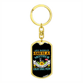 thumbnail image 4 of Great Dane Mom Keychain Stainless Steel or 18k Gold Dog Tag Keyring, 4 of 16