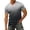 tshirts 80#Light Gray, variant on ZXLBBD Men T Shirts Short Sleeve Gradient Color V Neck Tee with Front Pocket Loose Breathable Beach Gym Workout Shirts Summer Outdoor Tshirts,Light Gray,6XL