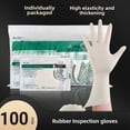thumbnail image 1 of Guantes de examen médicos desechables de goma Guantes de látex para uso doméstico Envasado por separado Esterilización con polvo sin polvo, 1 of 4