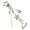 Stars, variant on Dolphin Bag Charm Acrylic Keychain Bows Keyring for Women Car Keys Holder Bags Pendant Backpack Decoration