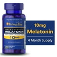 thumbnail image 2 of (2 pack) Puritans Pride Super Strength Melatonin Rapid Release Capsules, 10 Mg, 120 Ct, 2 of 16