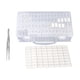 thumbnail image 5 of Organizador de arte de diamantes, 64 rejillas con etiqueta, caja de almacenamiento de , contenedores de almacenamiento de pintura de diamantes, 5 of 9