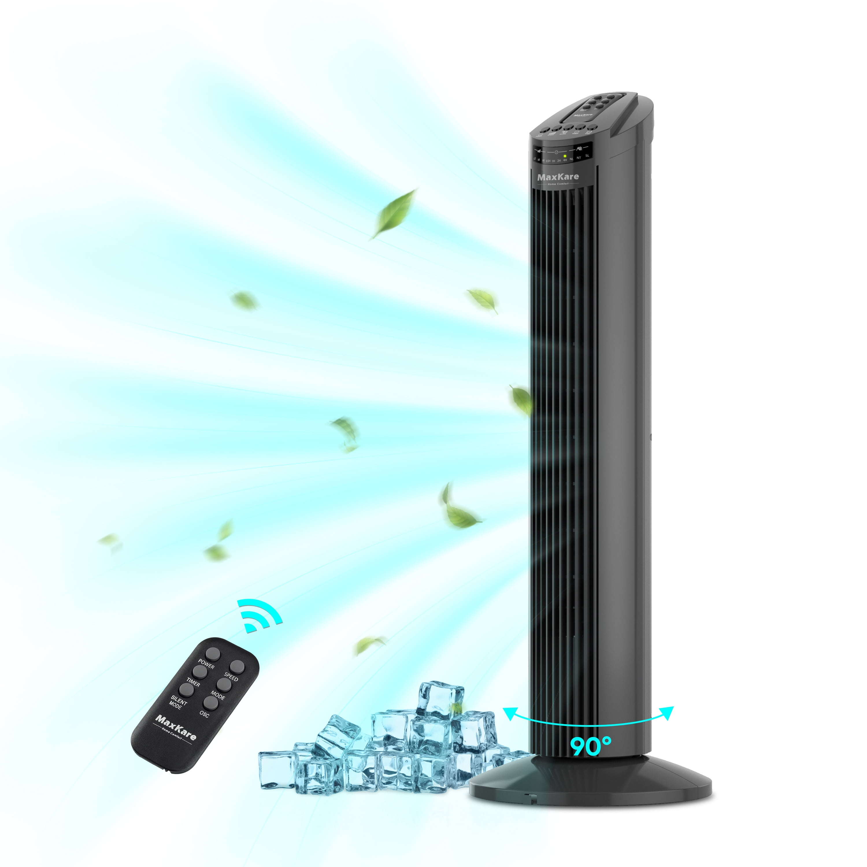 Oscillating Fan 60dB Quiet Cooling Fan 
