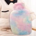 thumbnail image 4 of Bolsa de agua caliente con tapa Bolsa de agua caliente de llenado de agua de gran capacidad Calentador de manos Botella de agua gruesa de alta densida Yinane Biberón calentador, 4 of 7