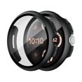 thumbnail image 1 of wonima44 2 Pack Hard PC Case for Google Pixel Watch 3 (2024) 41mm with Tempered Glass Screen Protector, High Sensitive Full Coverage Protective Bumper Cover for Pixel Watch 3 41mm Accessories, 1 of 1