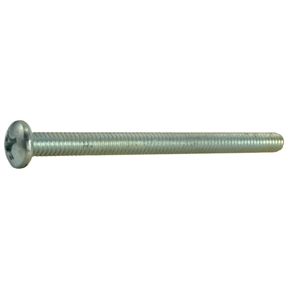 #12-24 x 3" Zinc Plated Steel Coarse Thread Phillips Pan Head Machine Screws