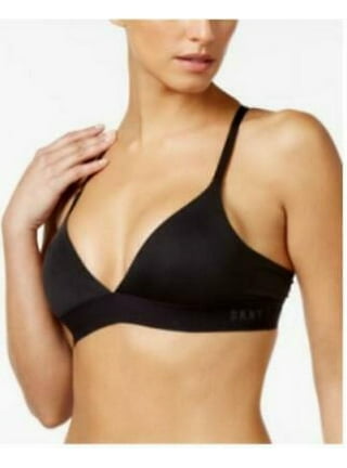 DKNY Women's Seamless Litewear Mesh Bralet Band, Military/Black, Small :  : Clothing, Shoes & Accessories