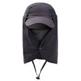 thumbnail image 4 of Outdoor Sport Hiking Visor Hat UV Protection Face Neck Cover Fishing Sun Protection Cap, 4 of 8