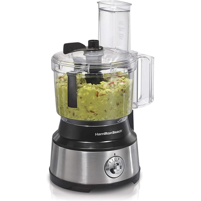 Procesador de alimentos Hamilton Beach Acero inoxidable Raspador de tazón