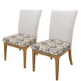 thumbnail image 2 of KLL Compass And Mountains In Bicycle Wheels Pattern Seat Covers for Dining Room Chairs,Washable Chair Seat Chair Covers Seat Protector-Two Pieces, 2 of 7