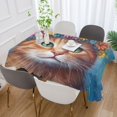 thumbnail image 5 of BZSMCE Square Tablecloth Whimsical Whiskers Pattern Tableclothes, 5 of 9