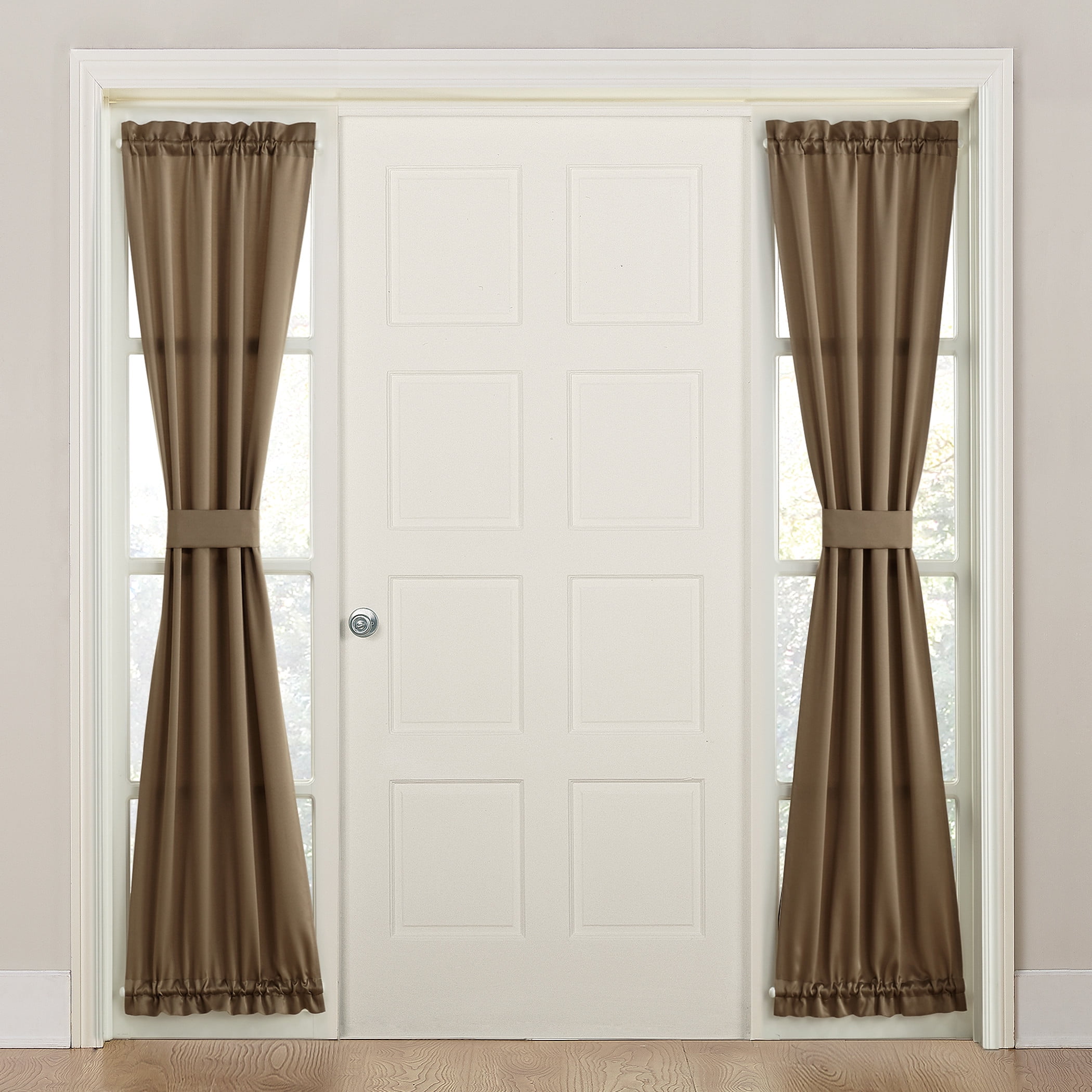 side panel curtains front door